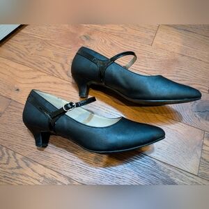 Size 15 Black Kitten Heels (EU 45) Pleaser Work Comfortable